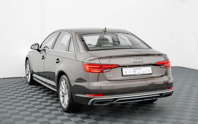 Audi A4 cena 114850 przebieg: 82336, rok produkcji 2019 z Wielichowo małe 742
